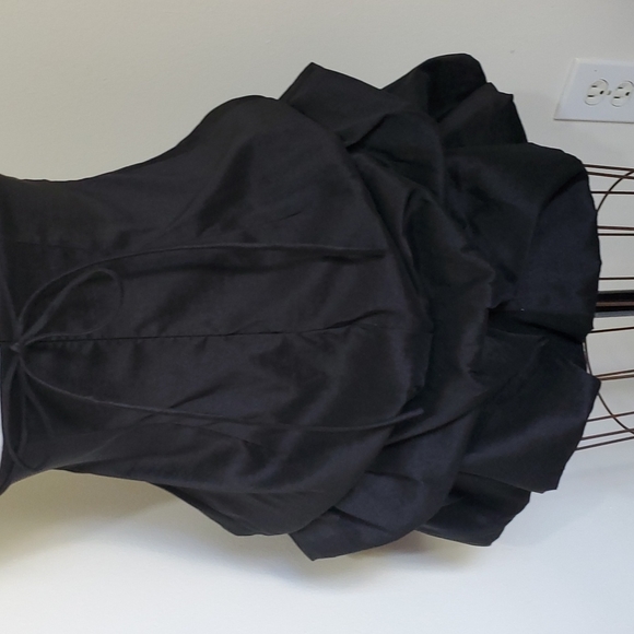 NWT - City Triangles Black/Offwhite Short Strapless Formal - Size 11 - Picture 7 of 13